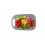 Q-Sharp Grey mini Plastic Chopping Board with Handle 33cm x 22cm x 0.3 2