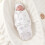 (White)Cobertor de dormir para bebê com estampa de algodão para S e criança de 0 a 3 meses 2
