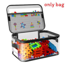 (Black Single) Toy Childrens Storage Bag Cube Pvc Travel Storage Solution Room For Kids