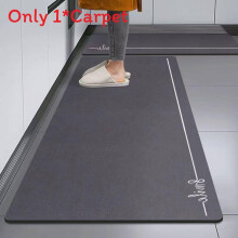 (StyleQ,50x80cm)Creative Animal Illustration Silicone Diatom Mud Mat For Kitchen Entryway Nonslip