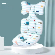 (Light Blue)Kinderwagen Baumwollkissen Verdicktes Autositzkissen Ganzjahreseinsatz Universal
