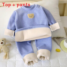 (Navy Blue, 130cm) Warmth Winter Childrens Top With Thick Fleece For Boys Fashion And Girls