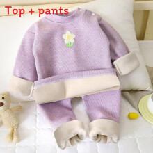 (Purple, 110cm) Warmth Winter Childrens Top With Thick Fleece For Boys Fashion And Girls
