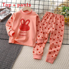 (Red, 90cm) Pajamas Toddler Cotton With Soft Touch Fabric For Comfortable Sleep Night Fashion
