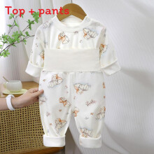 (Style K, 80cm) Warm Innerwear Infant With Comfortable Cotton Fabric And High Pants Sleep Waist