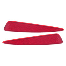1 Coppia di Riflettori Posteriori per Paraurti 81920-12140 Pannello 81920-02090 per Auris 12-15 Accessori Striscia Riflettente per il