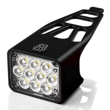 Front Lamp Type-C Rechangable Front and Back Lights Front & Rear Taillight for Cyclists for Night Riding Bicycle Black