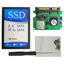 Adattatore per Disco Rigido SSD TF A Trasmissione Veloce Scheda di Memoria A Convertitore Adattatore per Notebook