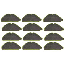 12PCS Mop Pad voor 115 Combo / 115 Combo+ Stofzuiger Vervangbare Wasbare Microvezel Mopdoek Onderdelen