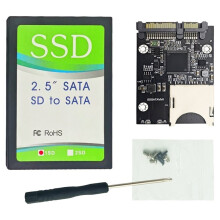Adattatore Convertitore per Scheda A 15PIN+7PIN con Custodia per Accessori SSD da 2,5 Pollici