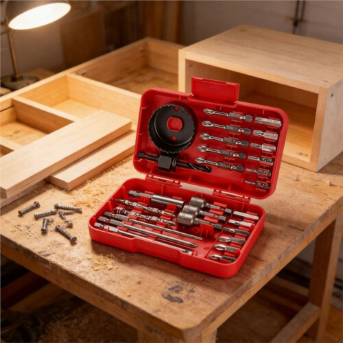 27pc Screwdriver Bit Set, Impact Driver Kit with Storage Case, for Home Repair, Auto Maintenance & DIY Projects 1