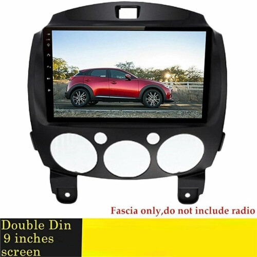 Kit de Adaptador de Painel de Rádio de Carro de 9 Polegadas, Quadro de Painel de Estéreo para Android para  2 Demio 2007-2014 1