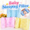 (Blue Ear)Adjustable Baby Sleeping Pillow Prevent Flat Head Neck Support Breathable 7