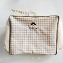 (Girl) Clothes Storage Baby Bag Cotton Material With Waterproof Dustproof Function For And Travel Bedroom