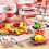 Childrens Appliance Kitchen Set With Light Effects And Cooking Tools For Early Learning Fun And 6