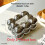 (Silver)Decorative Ceramic Tissue Case With Waterproof Design For Kitchen Decor Bathroom 1