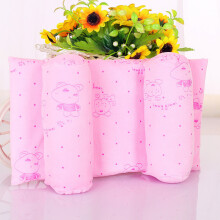 (Pink )Adjustable Baby Sleeping Pillow Prevent Flat Head Neck Support Breathable