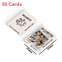 55pcs Cortis Laser Photo Card Set For Fans And Event Gifts Souvenir Celebrity