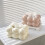 (Coffee)Decorative Ceramic Tissue Case With Waterproof Design For Kitchen Decor Bathroom 3