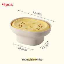 (White) Soap Dish Kitchen Pump With Silicone Foam Holder For Home Use Stylish And Decoration