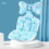 (Gray)Coussin de siège auto épaissi pour poussette bébé toute saison utilisation universel 9