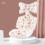 (Beige)Coussin de siège auto épaissi pour poussette bébé toute saison utilisation universel 12