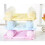 (Blue )Adjustable Baby Sleeping Pillow Prevent Flat Head Neck Support Breathable 12