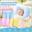 (Pink Ear)Adjustable Baby Sleeping Pillow Prevent Flat Head Neck Support Breathable 6