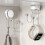 (Silver)Suction Cup Notrace Wall Hook With Iron Finish In Transparent For Organization Indoor 2