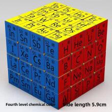 (Four Color)Chemistry Puzzle Cube With Science Themes For Learning And Gift Educational