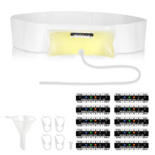 Kit Completo de Teste de Urina - Saco de Amostra Oculta de 2 A 4 Oz com Cinto Ajustável, Tiras de Temperatura e Funil, Sistema de Armazenamento
