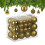 Ensemble de boules de Noël, finition mate/brillante/pailletée 2