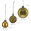 Ensemble de boules de Noël, finition mate/brillante/pailletée 4