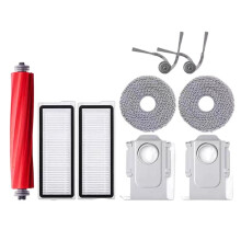Main Side Brush Filters Dust Bag Cloth for Qrevo S Pro Robot Vacuum Cleaner Accessory Kit Washable and Reusable