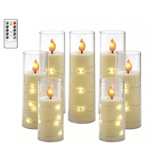 LED Lights Electronic Candles LED Candle Complete Set of Remote Control Timers for Christmas Wedding and Birthday