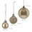 Ensemble de boules de Noël, 76 pièces - Mat, brillant, pailleté 4