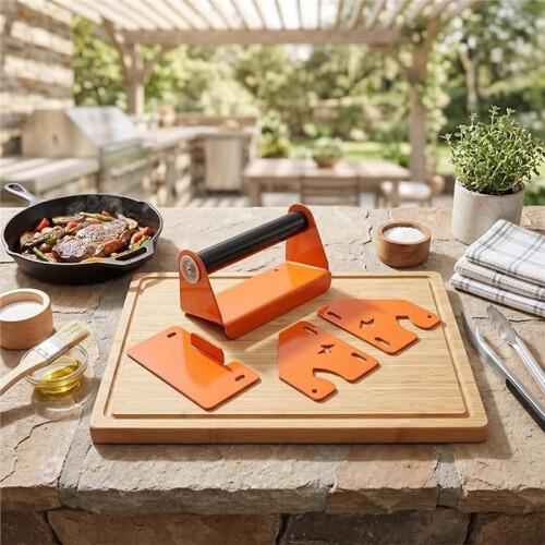 Hinge & Handle Kit for Blackstone Griddles (28"/36"/44") - Transform Hard Lid Into Flip- Hood