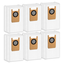 6 Pack Replacement Dust Bags for  Omni S1 Pro Robot Vacuum - Self-Emptying Station Filter Bags, Disposable Parts