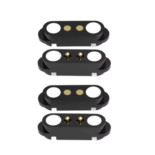 2Pin Magnetic Spring-Loaded Pogo Pin Female Connectors Precision-Engineered for Wireless Charger Testing DIY Electronics 2