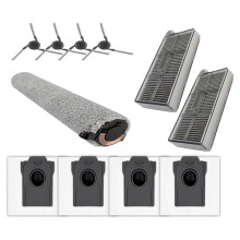 Pour le Robot Aspirateur Complet pour Aqua10 Ultra Roller : Balai à Franges, Filtres HEPA, Sacs à Poussière, Brosses Latérales