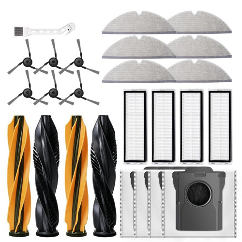 Replacement Kit for  D20 Pro  Includes Brushes, Filters, Dust Bags & Mop Pads Essential Accessory Bundle