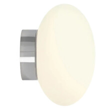 Applique Murale Moderne Blanche en Verre avec Boule, Idéale pour la Salle de Bain, le Salon ou la Chambre à Coucher