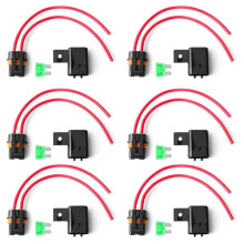 Waterproof Inline Fuse with Cover Automotive/Marine/Vehicle Blade Fuse Holder Protecting Circuits