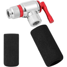 1set Bicycle Pump, Fast Inflator, Portable Cycling Gear Accessory for Road and Mountain Bikes