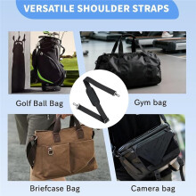 63" Padded Adjustable Shoulder Strap for Veto Pro Pac, Durable Bag Strap with Heavy-Duty Alloy Hooks for Tool Bags