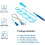 2Set Hydration Bladder Cleaning Kit with 3 Brushes & Drying Frame for Water Reservoir Backpack Hose Camping 3