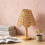 Abajures Pequenos de Rattan com Clipe, Estilo Boho, com Bordas Onduladas e Trançadas, para Luminárias de Mesa, de Quarto, Lustres e Luminárias de 4
