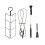 2Set Hydration Bladder Cleaning Kit with 3 Brushes & Drying Frame for Water Reservoir Backpack Hose Camping 7