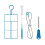 2Set Hydration Bladder Cleaning Kit with 3 Brushes & Drying Frame for Water Reservoir Backpack Hose Camping 8