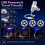 Night Light Projector, 5D Holographic Dynamic HD Projector Plug and  360 Adjustable Star Projector for Bedroom 4